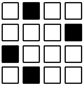 4x4 grid